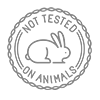 NOT TESTED ON ANIMALS
